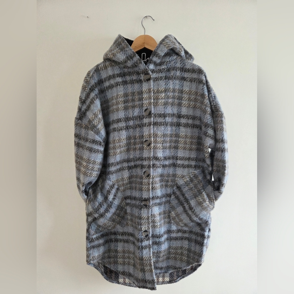 Design Lab Lord & Taylor Patterned Knit Coat